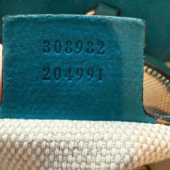 Gucci Soho Chain Tote – Teal Pebbled Leather - Picture 11 of 11